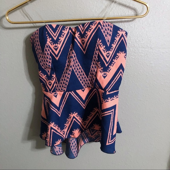 S|O|L|D❌Abstract tube top size Small - Picture 1 of 3